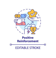 Positive Reinforcement Concept Icon