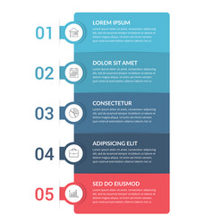 Infographic Template With 5 Steps