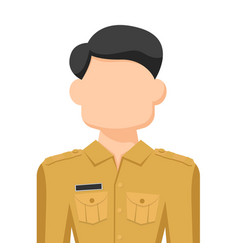 Thailand Government Officer In Simple Flat