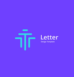 Letter T With Arrow Logo Icon Design Template