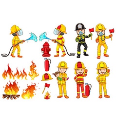 A Group Of Firemen