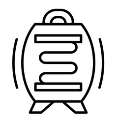 Hand Home Heater Icon Outline Style