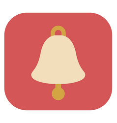 School Bell On A White Background