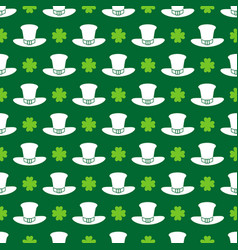 St Patricks Day Seamless Pattern Green Saint