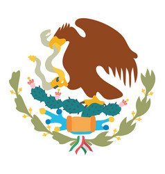 Mexican Flag Emblem