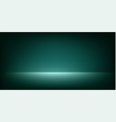 Abstract Illuminated Empty Dark Green Room Design