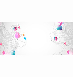 Abstract Landscape Geodesy Topography Map