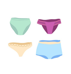 Cartoon Color Clothes Female Underwear Set