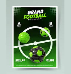 Football Match Layout Template Soccer League