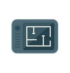 Tablet Redesign Icon Flat Web Page