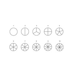 Circle Divides Into Parts From 1 To 10 Donut