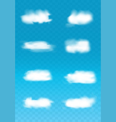 Set Of Realistic Clouds