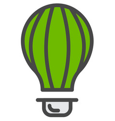 Air Hot Balloon Icon Airship Travel Flight