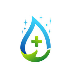 Hand Sanitizer Icon Or Logo Template