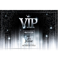 Vip Invitation Horizontal Poster