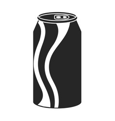 Bottle Of Soda Iconblack Logo Isolated On