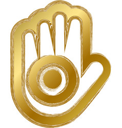 Grunge Gold Religion Jainism Mystical Symbol