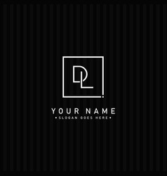 Initial Dl Logo - Elegant Monogram Template