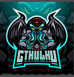 Cthulhu Esport Mascot Logo Design