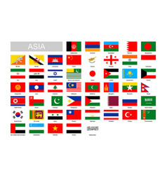 Flags Of Asia