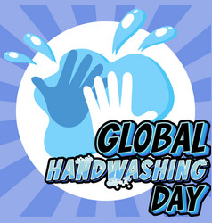 Global Hand Washing Day Banner Design