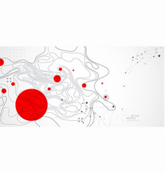 Abstract Landscape Geodesy Topography Map