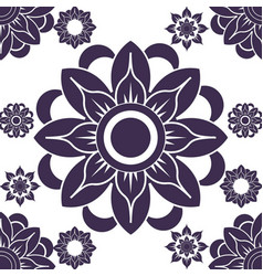 Flowery Mandala Background