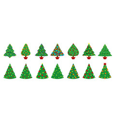 Set Of Christmas Tree