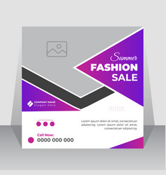 Fashion Sale Social Media Post Design Template