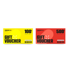 Gift Voucher With 100 And 500 Dollar Discount