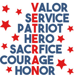 Valor Service Patriot Hero Printable