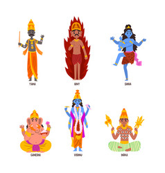 Ancient Indian Hindu Gods And Deity With Yama