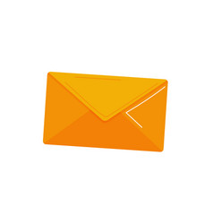 Bright Orange Envelope Email