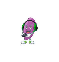 Mascot Icon Okinawa Yaw With Headphone