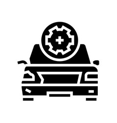 Body Damage Repair Glyph Icon