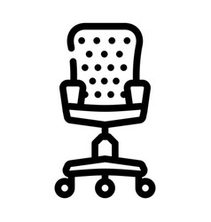 Office Furniture Line Icon