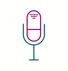 Unique Voice Memo Line Icon