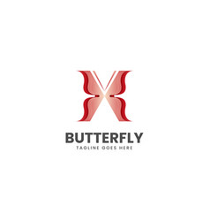 Logo Butterfly Gradient Colorful Style