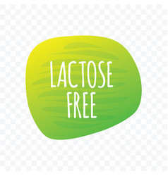 Lactose Free Icon Isolated Label Sign