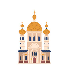 Orthodox Church Building With Unique Onion-shaped