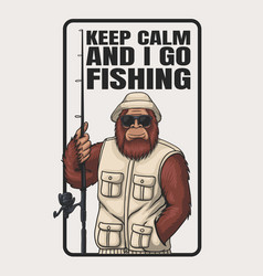 Bigfoot Ready To Go Fishing