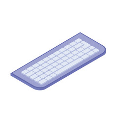 Computer Keyboard On White Background