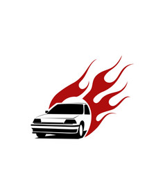 Fire Car Logo Design