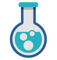 Chemical Flask Icon Science Lab Glass Symbol