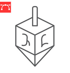 Dreidel Line Icon