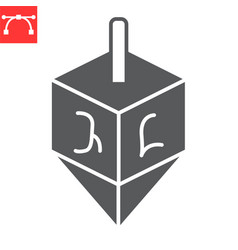 Dreidel Glyph Icon