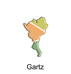 Gartz City Of Germany Map