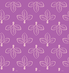 Hand Drawn Floral Pattern Design Simple Ornament