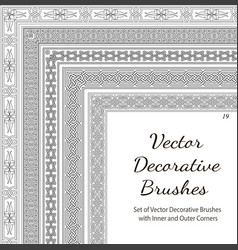 Set Of Decorative Color Brushes