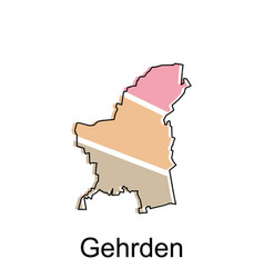 Gehrden City Of Germany Map